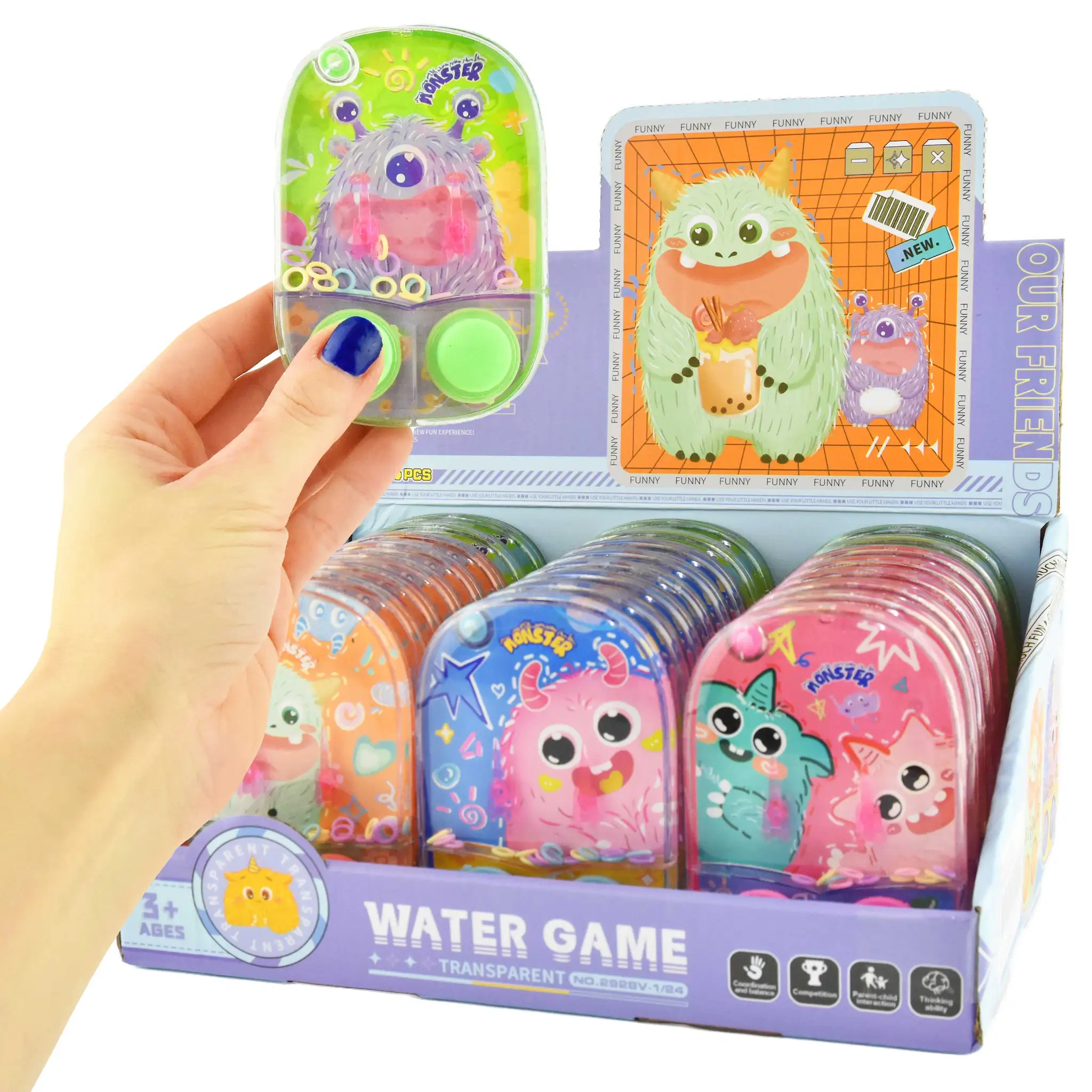 JOC INTERACTIV CU CERCULETE IN APA 11CM MONSTRII 26141 [2]