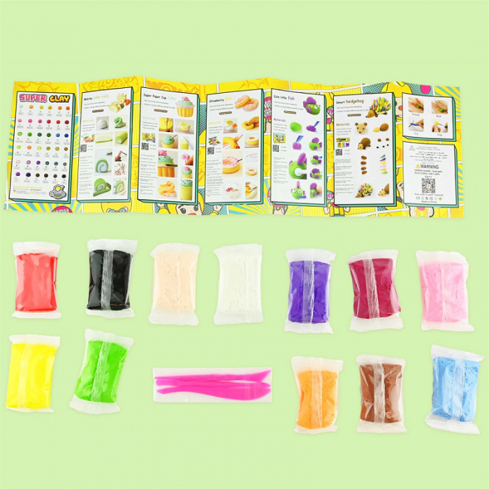 ROB PLASTILINA MATASOASA 10GR, 6-12CM, 12/SET, 12 CULORI 29224 [2]