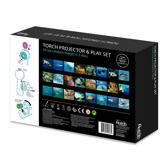 PROIECTOR PENTRU COPII ANIMALE MARINE 24 IMAGINI + 4 FIGURINE 26022 [3]