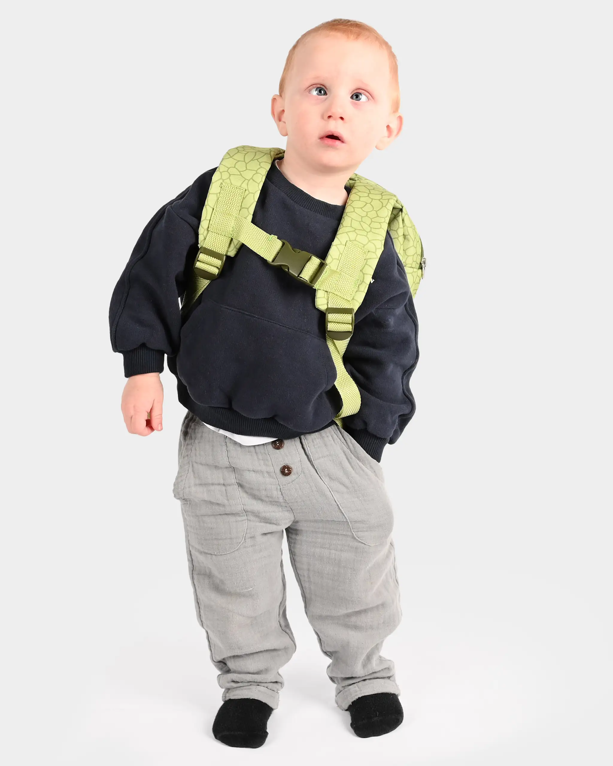 ROB RUCSAC COPII 60x24CM CROCODIL VERDE F87012 [2]