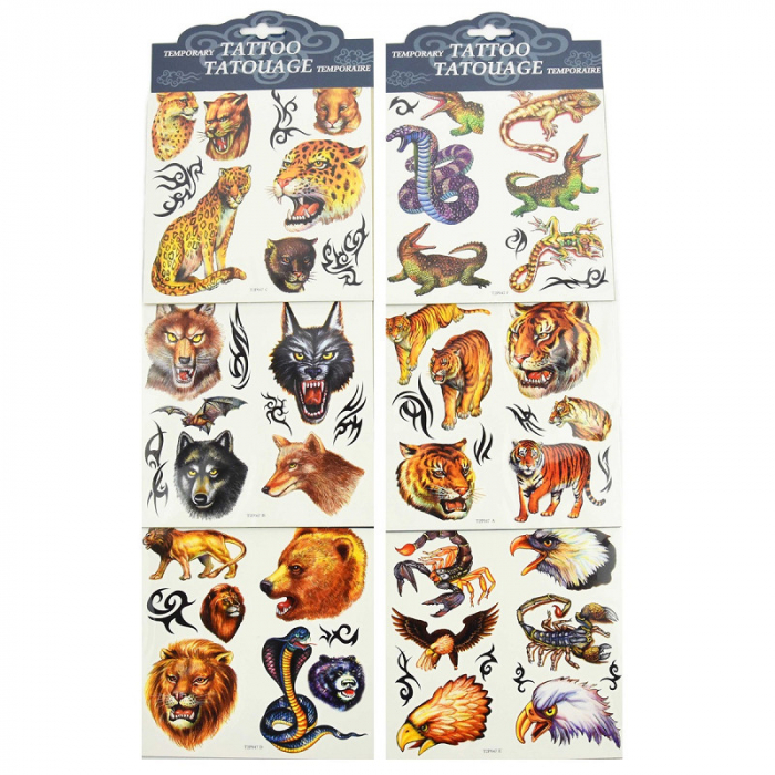 ROB TATUAJE TEMPORARE 6/SET ANIMALE 32472 [1]