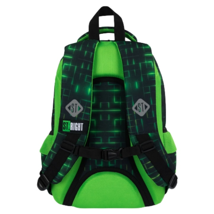 RUCSAC SCOLAR ST.RIGHT 3 COMPARTIMENTE BP-26 NEON PAD 681714 [5]