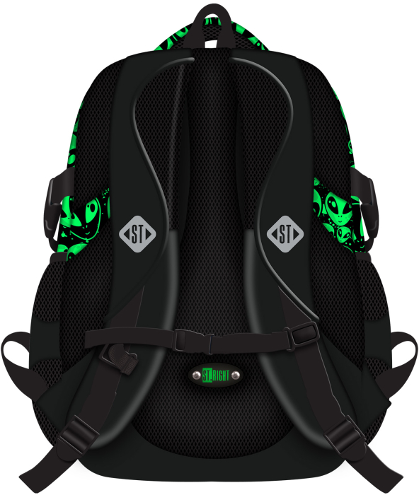 Rucsac St.Right BP-01 Green Aliens 23L - 698088 [2]