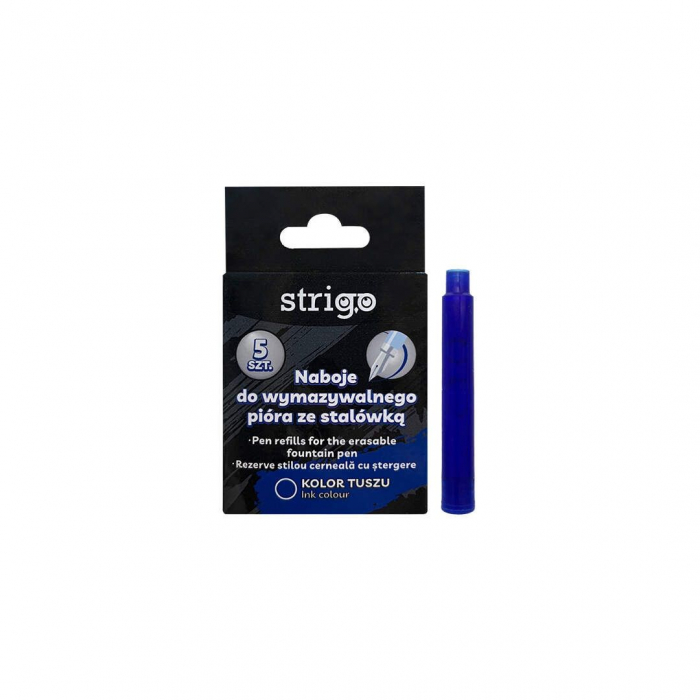 SCR PATROANE CERNEALA ALBASTRA CU STERGERE STRIGO  5/SET SD-017931 [2]