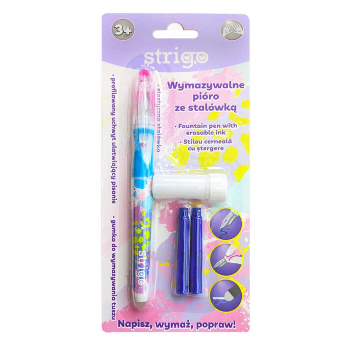 SCR STILOU STRIGO CU  STERGERE PRIN FRICTIUNE SI PATROANE ROZ SD-017930 [6]