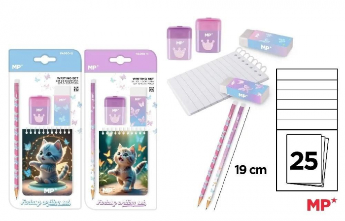 SET SCOLAR IPB 4 PIESE PISICUTA ROZ PA980-11 [1]