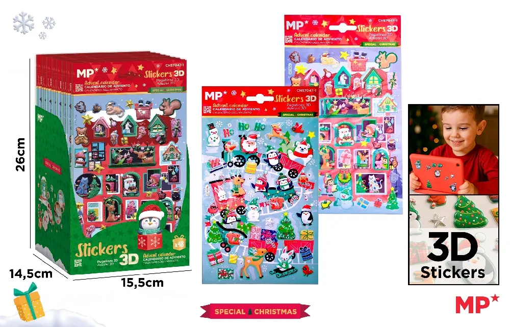 STICKER 3D IPB CALENDAR ADVENT CH57047-1 [1]