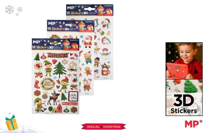 STICKER 3D IPB HAPPY HOLIDAYS CH57047-2 [1]