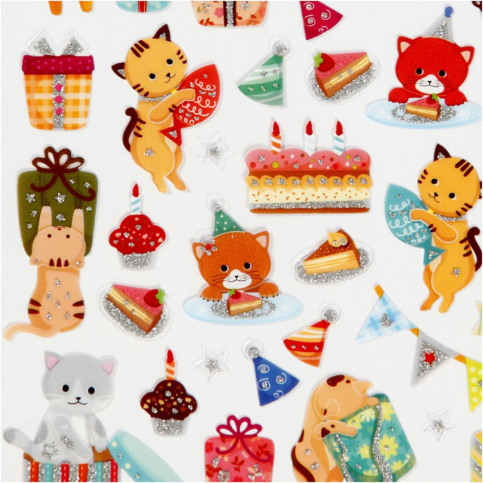 STICKER DECOR CATS BIRTHDAY 29063 [2]