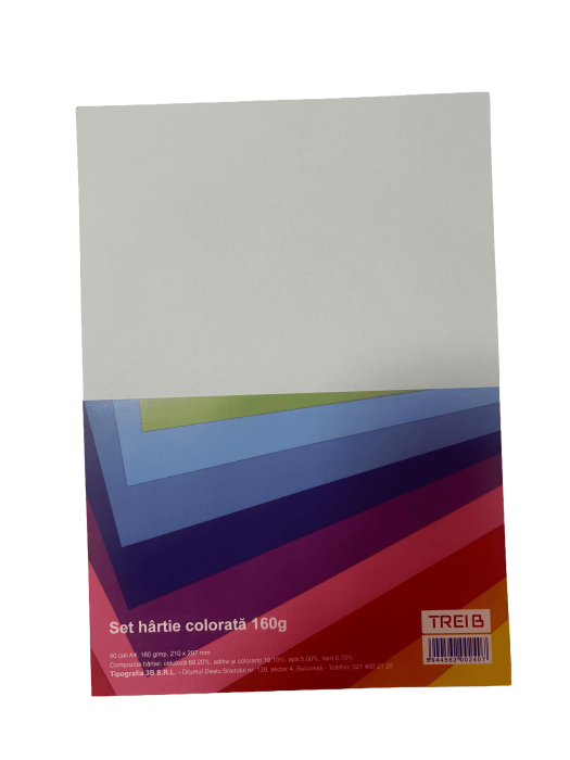 TIP CARTON COLOR A4 160GR 50COLI/SET BLEU [1]