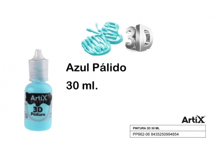 VOPSEA ACRILICA 3D IPB 30ML TURQUOISE PP662-06 [1]