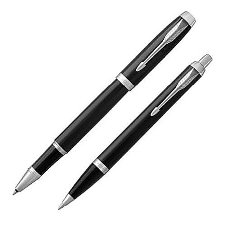 INSTRUMENTE SCRIS DE LUX SI CADOURI - PARKER SET DUO IM ROLLER + PIX CT, BLACK 160458A