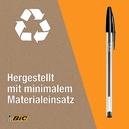 PIX BIC CRISTAL ORIGINAL 1.0MM 50/SET ALBASTRU 216BA [1]