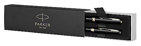 PARKER SET SONNET DUO STILOU + ROLLER GT, PENITA M, BLACK LACQUER AND GOLD 160394/2093371 [4]