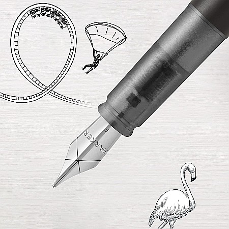 PARKER STILOU VECTOR XL NEGRU-ARGINTIU CT 160314 [3]