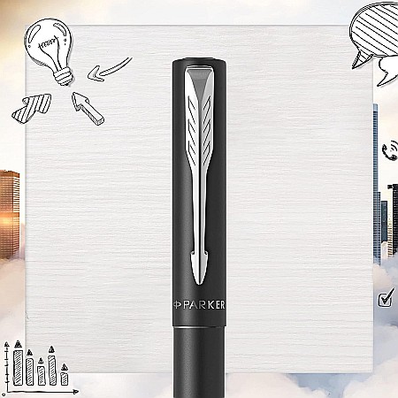 PARKER STILOU VECTOR XL NEGRU-ARGINTIU CT 160314 [4]