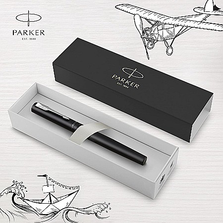 PARKER STILOU VECTOR XL NEGRU-ARGINTIU CT 160314 [5]