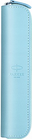 INSTRUMENTE SCRIS DE LUX SI CADOURI - PARKER ETUI IM ROYAL PIELE ECOLOGICA ALBASTRU PASTEL 161105