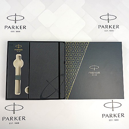 PARKER PREMIUM NOTES CU ELASTIC NEGRU + CUTIE CADOU 161040 [3]