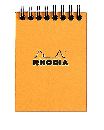 RH BLOC NOTES A7 SPIRA 80F AR ORANGE RHODIA 11500C [0]
