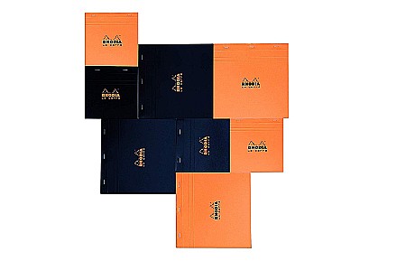 RH BLOC NOTES 8.5*12CM 80F N12 AR ORANGE RHODIA 12200C [6]