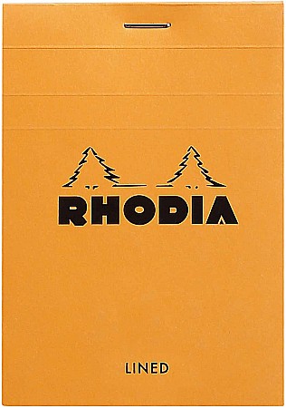 HARTIE PRODUSE DIN HARTIE - RH BLOC NOTES 8.5*12CM 80F N12 DR ORANGE RHODIA 12600C