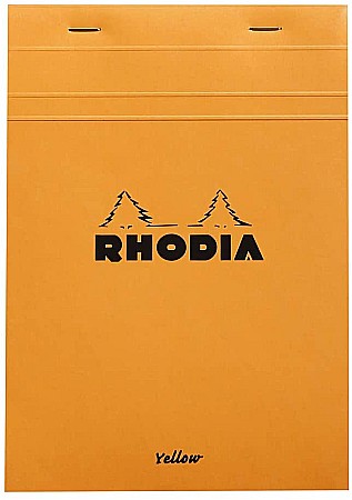 HARTIE PRODUSE DIN HARTIE - RH BLOC NOTES A5 80F  N16 AR FOI GALBENE ORANGE RHODIA 16260C