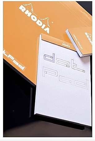 RH BLOC NOTES A5 80F N16 DOTS ORANGE RHODIA 16558C [3]
