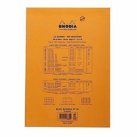 RH BLOC NOTES A4 SPIRA 80F AR ORANGE RHODIA 18500C [2]
