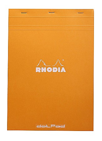 HARTIE PRODUSE DIN HARTIE - RH BLOC NOTES A4 80F N18 DOT PAD ORANGE RHODIA 18558C
