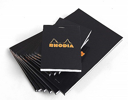 RH BLOC NOTES A7 SPIRA 80F AR BLACK RHODIA 115009C [3]