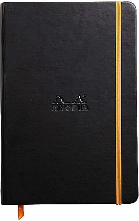 HARTIE PRODUSE DIN HARTIE - RH NOTES CU ELASTIC A5 96F DR NEGRU 118742C