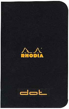 HARTIE PRODUSE DIN HARTIE - RH NOTES A7 24F DOTS BLACK RHODIA 119155C