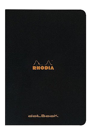 Caiete scolare - RH BLOC NOTES A4 48F DOT PAD BLACK RHODIA 119166C