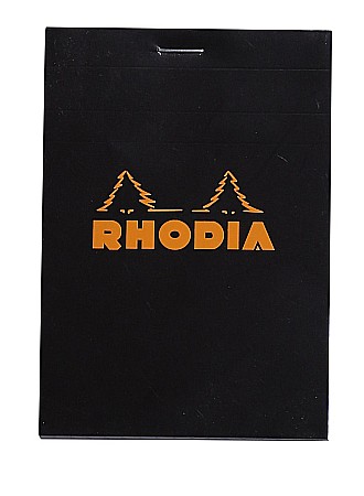 HARTIE PRODUSE DIN HARTIE - RH BLOC NOTES 8.5*12CM 80F N12 AR BLACK RHODIA 122009C