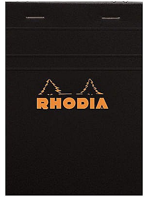 HARTIE PRODUSE DIN HARTIE - RH BLOC NOTES 8.5*12CM 80F N12 DR BLACK RHODIA 126009C