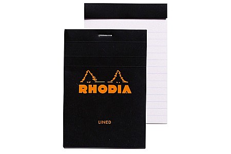 RH BLOC NOTES 8.5*12CM 80F N12 DR BLACK RHODIA 126009C [2]