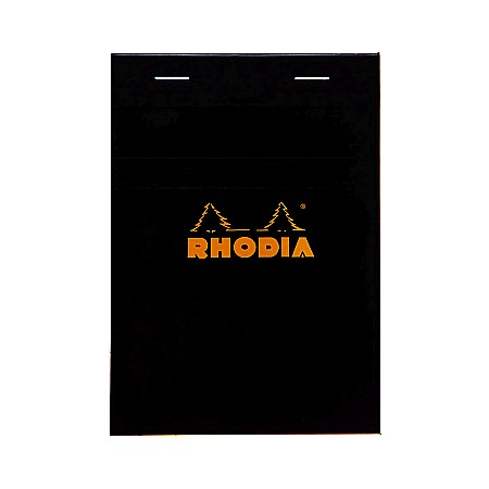 HARTIE PRODUSE DIN HARTIE - RH BLOC NOTES A6 80F N13 AR BLACK RHODIA 132009C