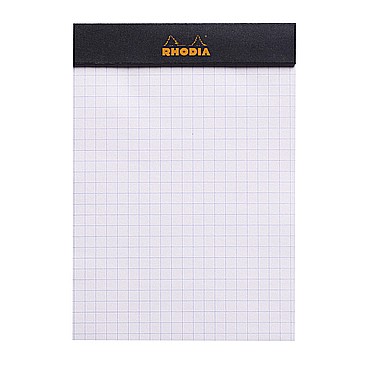 RH BLOC NOTES A6 80F N13 AR BLACK RHODIA 132009C [2]