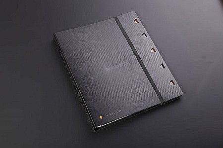 RH EXABOOK CAIET REINCARCABIL A4 80F AR SPIRA PP BLACK RHODIA 132142C [5]