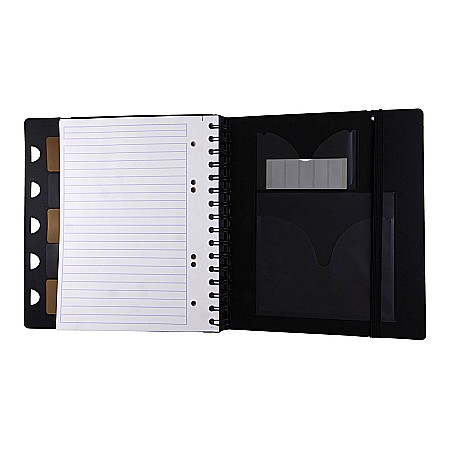 RH EXABOOK CAIET REINCARCABIL A5 80F SPIRA DR PP BLACK RHODIA 132576C [4]