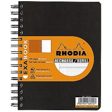 HARTIE PRODUSE DIN HARTIE - RH REZERVA EXABOOK A5 80F AR RHODIA 133572C