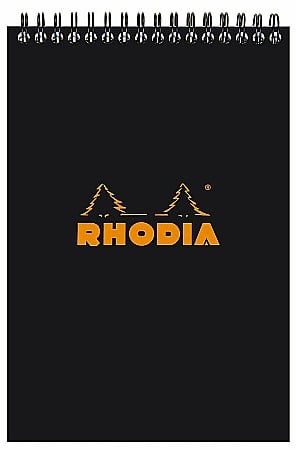 HARTIE PRODUSE DIN HARTIE - RH BLOC NOTES A5 SPIRA 80F DR BLACK RHODIA 165019C