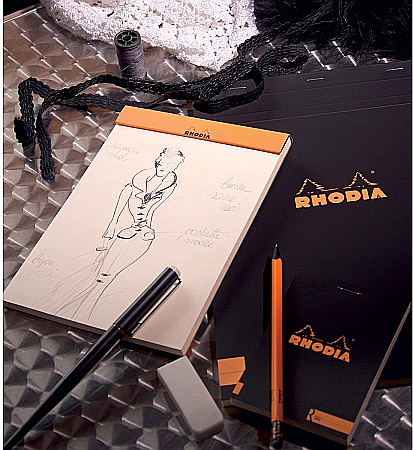 RH BLOC NOTES A4 80F N18 DR BLACK RHODIA 182012C [3]