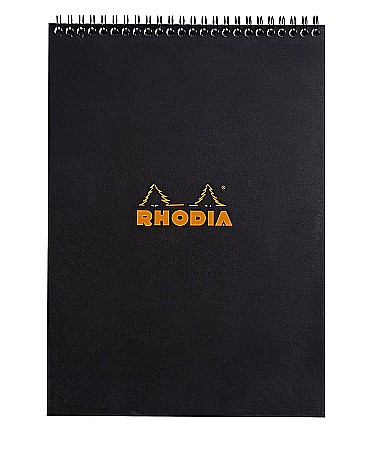 HARTIE PRODUSE DIN HARTIE - RH BLOC NOTES A4 SPIRA 80F DR BLACK RHODIA 185019C