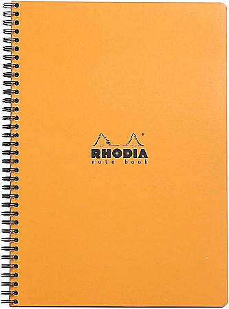 HARTIE PRODUSE DIN HARTIE - RH BLOC NOTES A4+ SPIRA 80F L+M ORANGE RHODIA 193108C