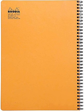 RH BLOC NOTES A4+ SPIRA 80F L+M ORANGE RHODIA 193108C [2]