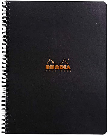 HARTIE PRODUSE DIN HARTIE - RH CAIET SPIRA A4 80F DR BLACK RHODIA 193109C