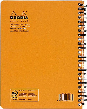 RH BLOC NOTES A5+ SPIRA 80F DR ORANGE RHODIA 193468C [1]