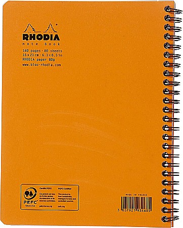 RH BLOC NOTES A5+ SPIRA 80F DR ORANGE RHODIA 193468C [2]